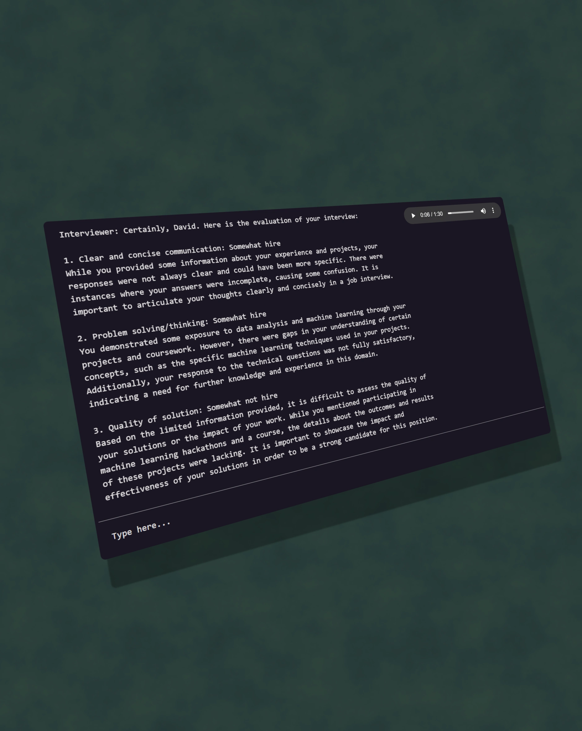 Verbate Display Image